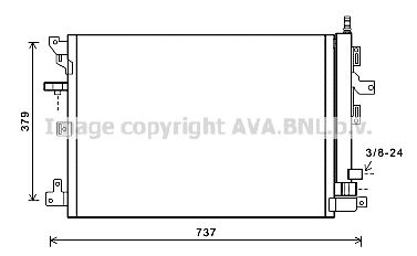 AVA QUALITY COOLING kondensatorius, oro kondicionierius VOA5152D